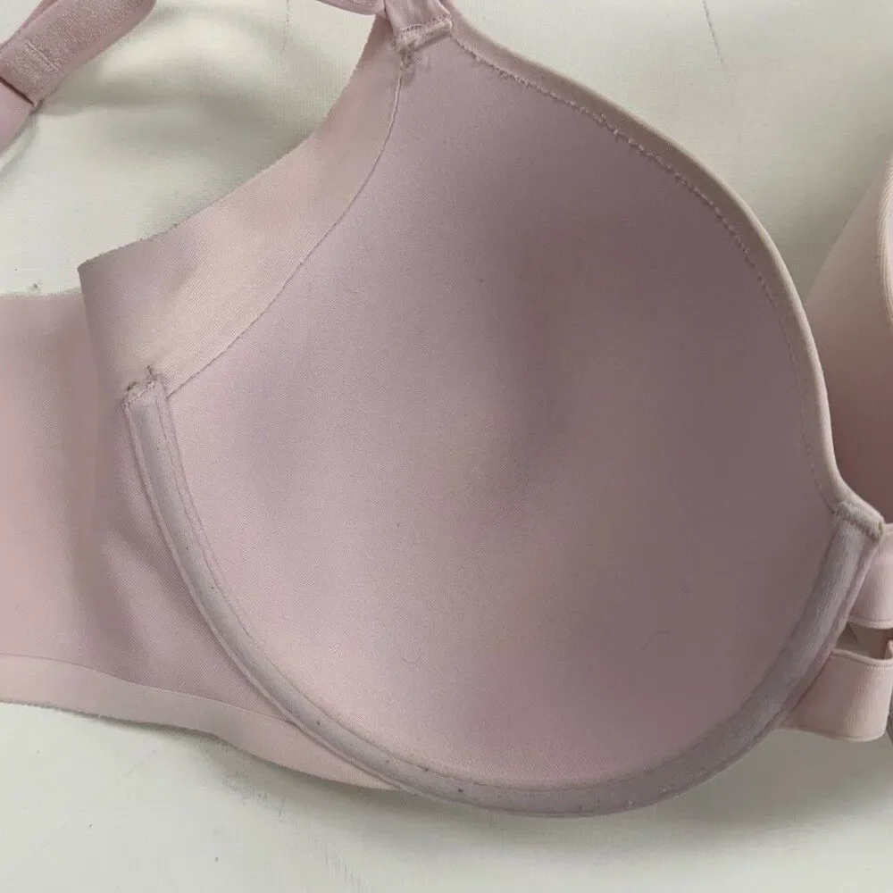 Warners Women's Size‎ 38D Padded Underwire Light Pink T-Shirt Bra